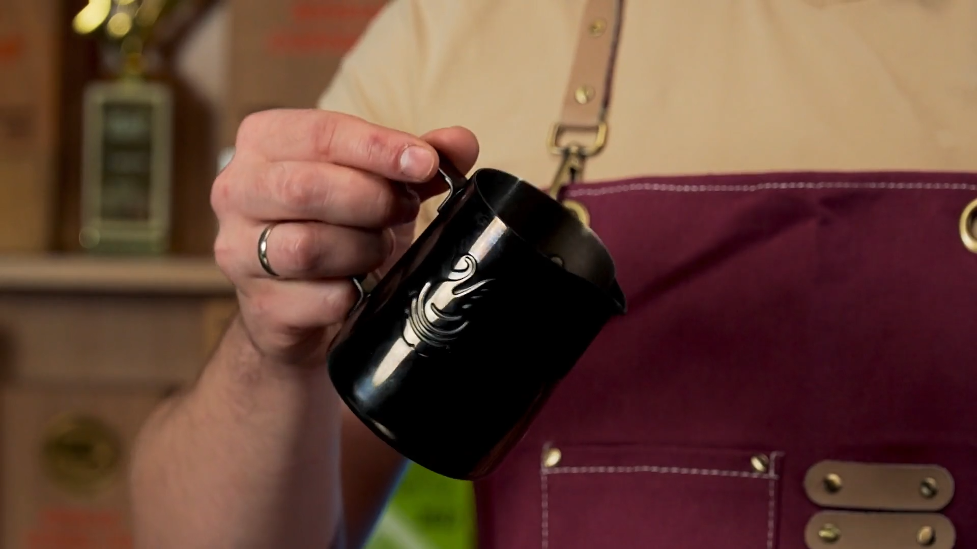 How to Hold a Pitcher for Latte Art